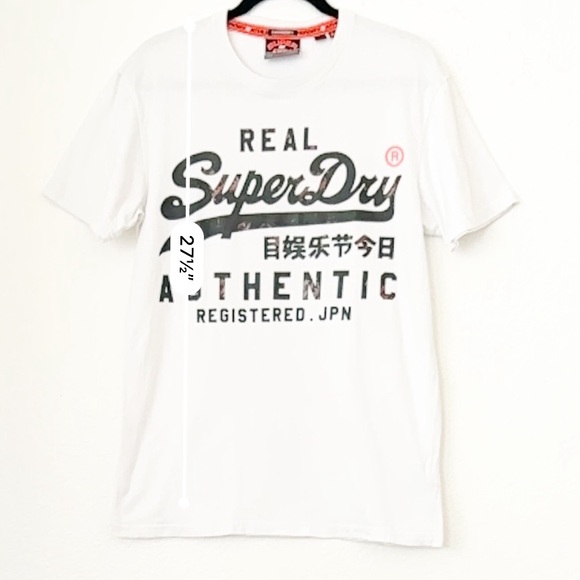 Superdry Vintage Logo Short Sleeve Graphic Tee Top Size M - Picture 5 of 5